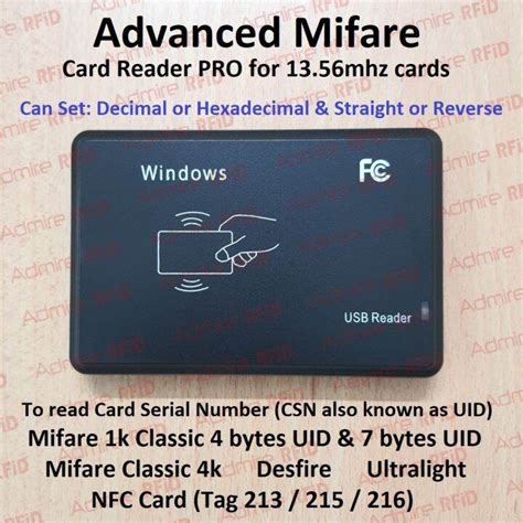 mifare card uid number